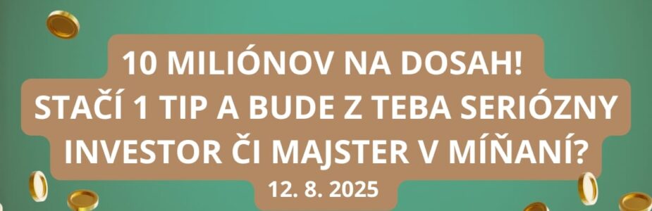 Eurojackpot ponúka v utorok výherný jackpot 10 miliónov eur