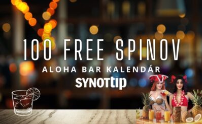 100 FS v Aloha bar kalendár v Synottip kasíne
