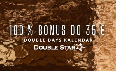 100 % bonus do 35€ Double Days kalendár v DoubleStar kasíne