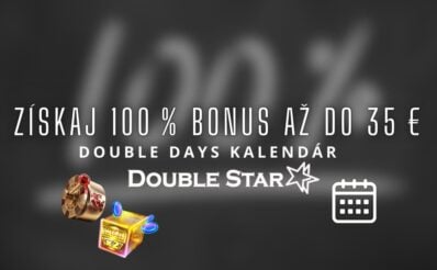 100% do v Double Days kalendár v DoubleStar kasíne