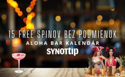 15 FS bez podmienok v aloha bar kalendár v Synottip kasíne