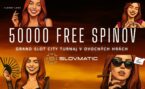 Slovmatic: Ulov si podiel z 50 000 free spinov v Grand Slot City!