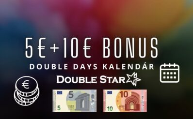 5€ + 10€ Double Days kalendár v DoubleStar kasíne
