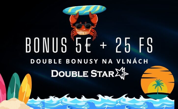 5€ + 25 FS v DoubleStar kasíne