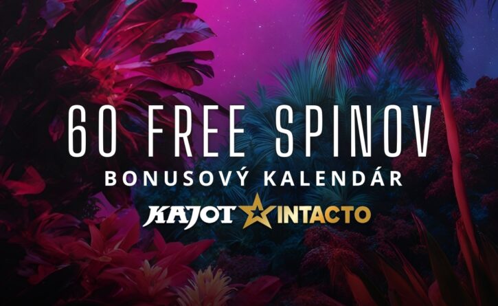 60 free spinov v KajotIntacto kasíne