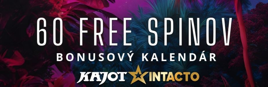 60 free spinov v KajotIntacto kasíne