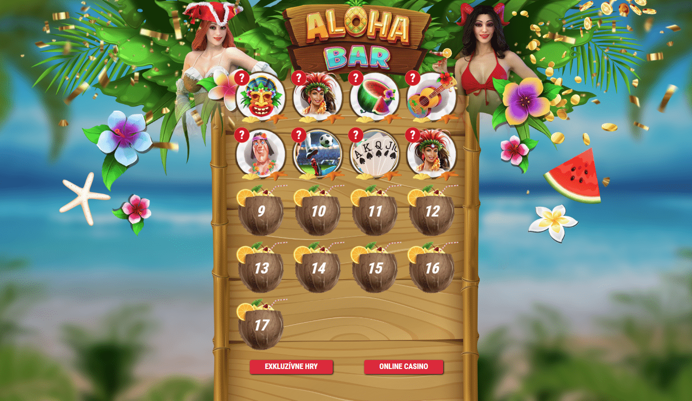 Aloha bar kalendár 8.8.2025