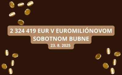 Euromilióny ponúkajú v sobotu vyše 2,3 miliónov eur