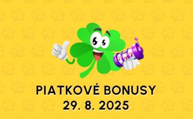 Free spiny a bonusy dnes 29.8.2025
