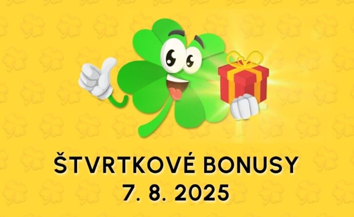 Free spiny a bonusy dnes 7.8.2025
