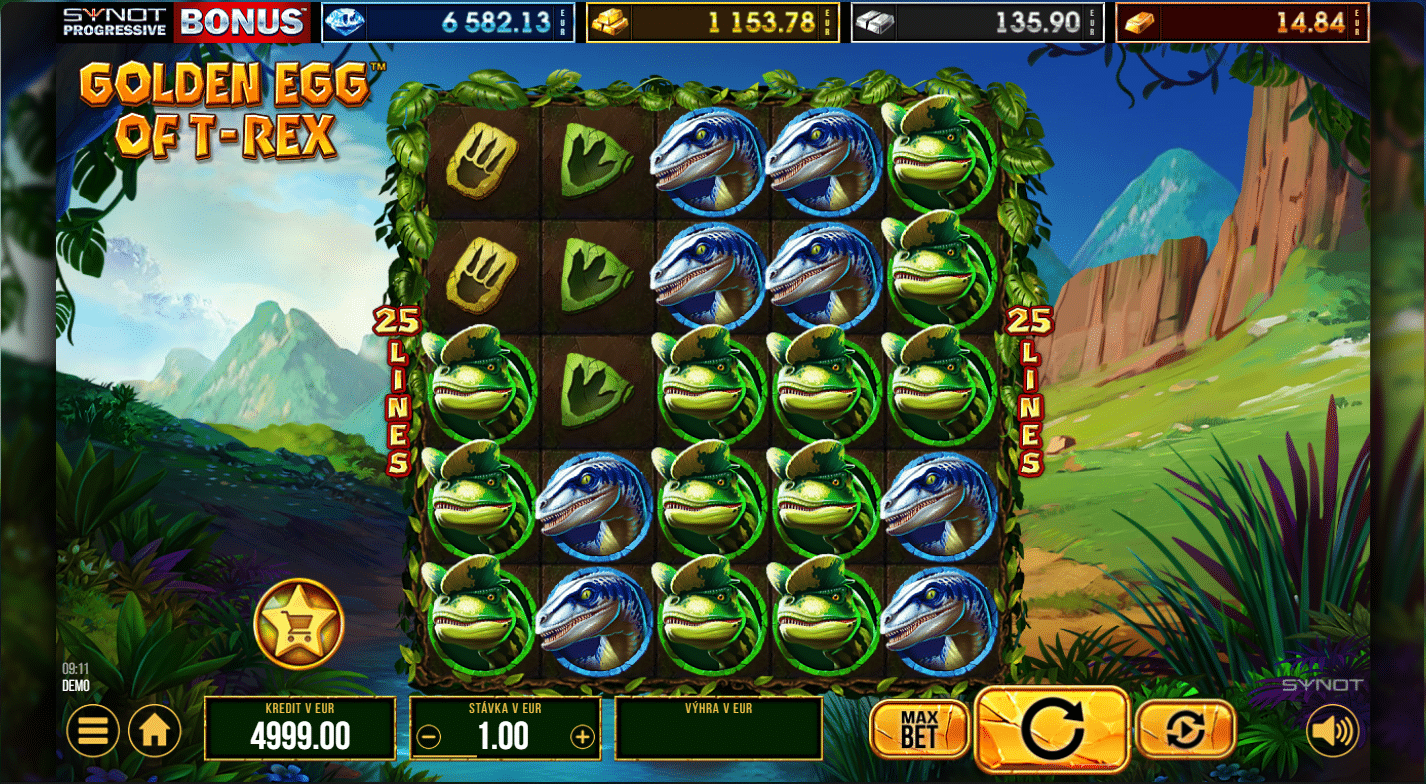 Golden Egg of T-Rex hra