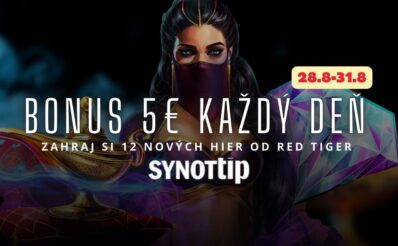 Red tiger v Synottip kasíne