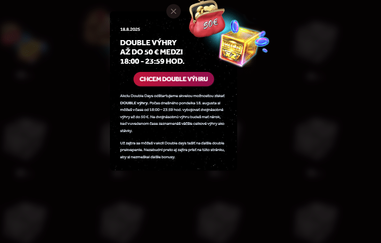 DoubleStar kalendár akcia na daný deň