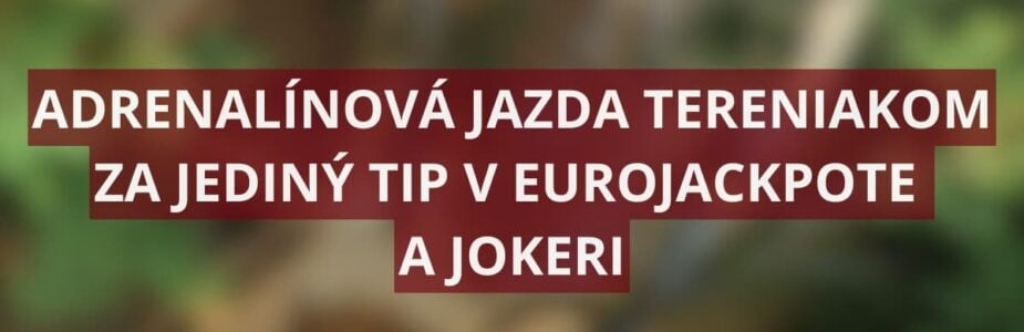 adrealinova jazda Adrenalínová súťaž pokračuje ešte do konca septembra