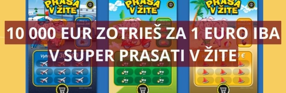 eŽreb Super Prasa v Žite ponúka 10 000 eur