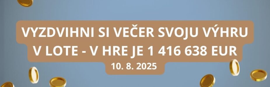 Takmer jeden a pol milióna v Loto jackpote