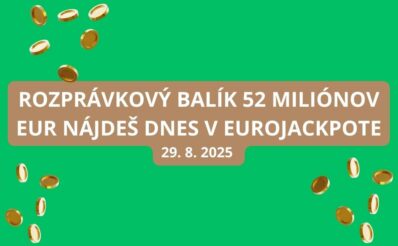 V Eurojackpote dnes môžeš vyhrať 52 miliónov eur