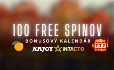 100 free spinov v KajotIntacto kasíne