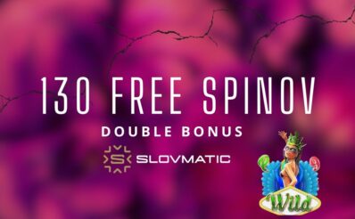 130 free spinov v Slovmatic