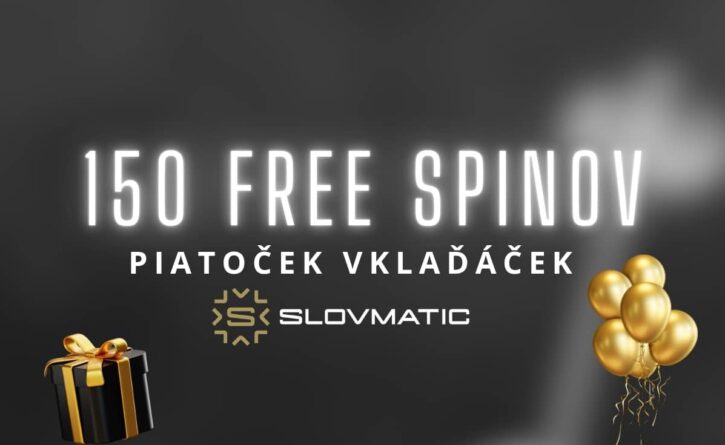 150 free spinov v Slovmatic kasíne