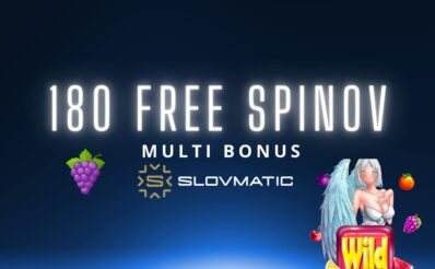 180 free spinov v Slovmatic kasíne
