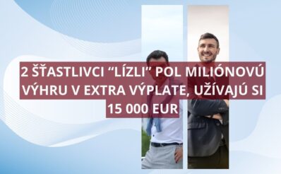 2 Výhercovia si odniesli z Extra výplaty po 15 000 eur