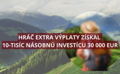 Hráč z Nitrianskeho kraja vyhral 30 000 eur