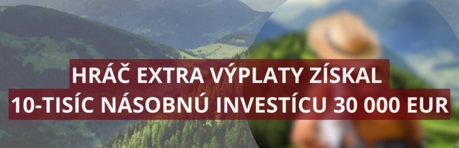 Hráč z Nitrianskeho kraja vyhral 30 000 eur