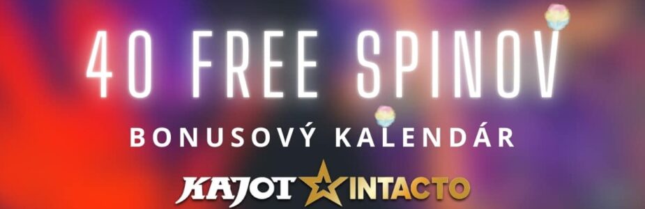 40 free spinov v KajotIntacto kasíne