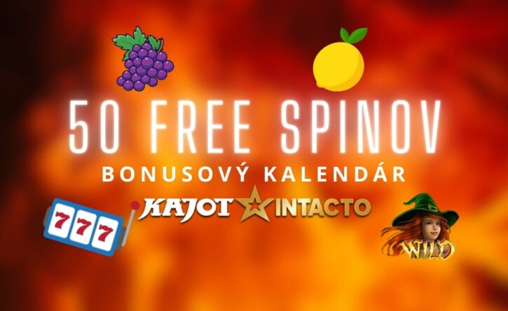 50 free spinov v KajotIntacto kasíne