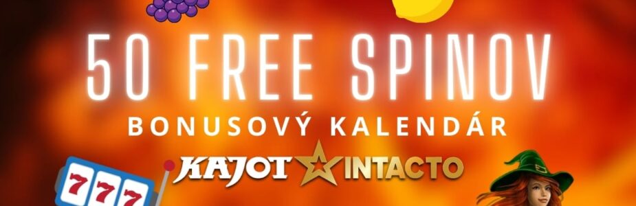 50 free spinov v KajotIntacto kasíne