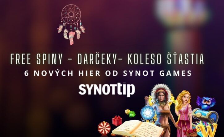 6 nových hier v Synottip kasíne