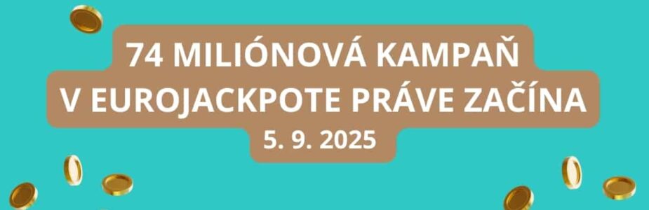 74 Miliónový balík v Eurojackpote je na spadnutie
