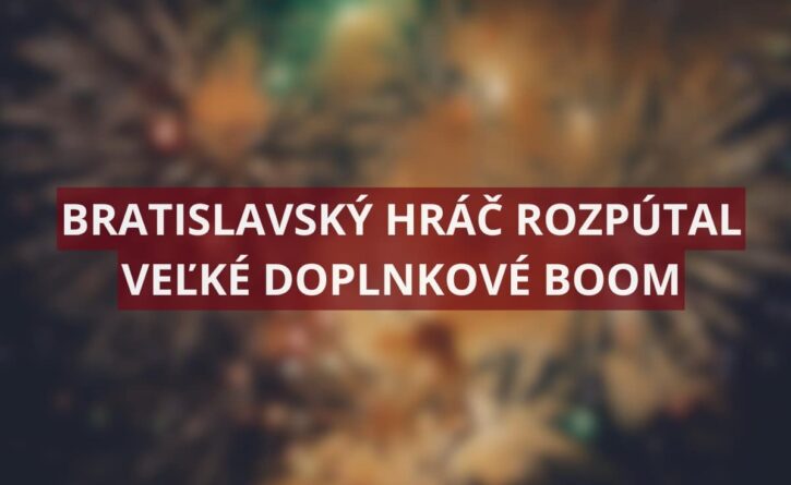 Veľká výhra v doplnkovej hre Joker v okolí Bratislavy