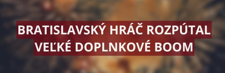 Veľká výhra v doplnkovej hre Joker v okolí Bratislavy