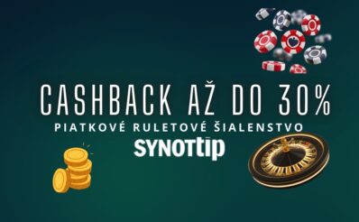 Cashback v Synottip kasíne