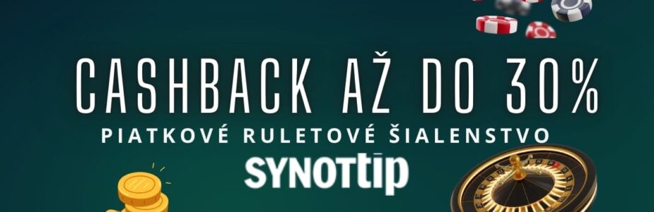 Cashback v Synottip kasíne