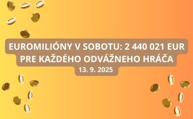 Euromilióny dnes ponúkajú 2 440 021 eur
