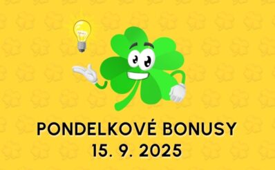 Free spiny a bonusy dnes 15.9.2025