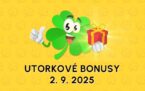 Free spiny a bonusy dnes UTOROK 2. 9. 2025 (335 FS)