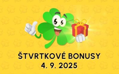 Free spiny a bonusy dnes 4.9.2025