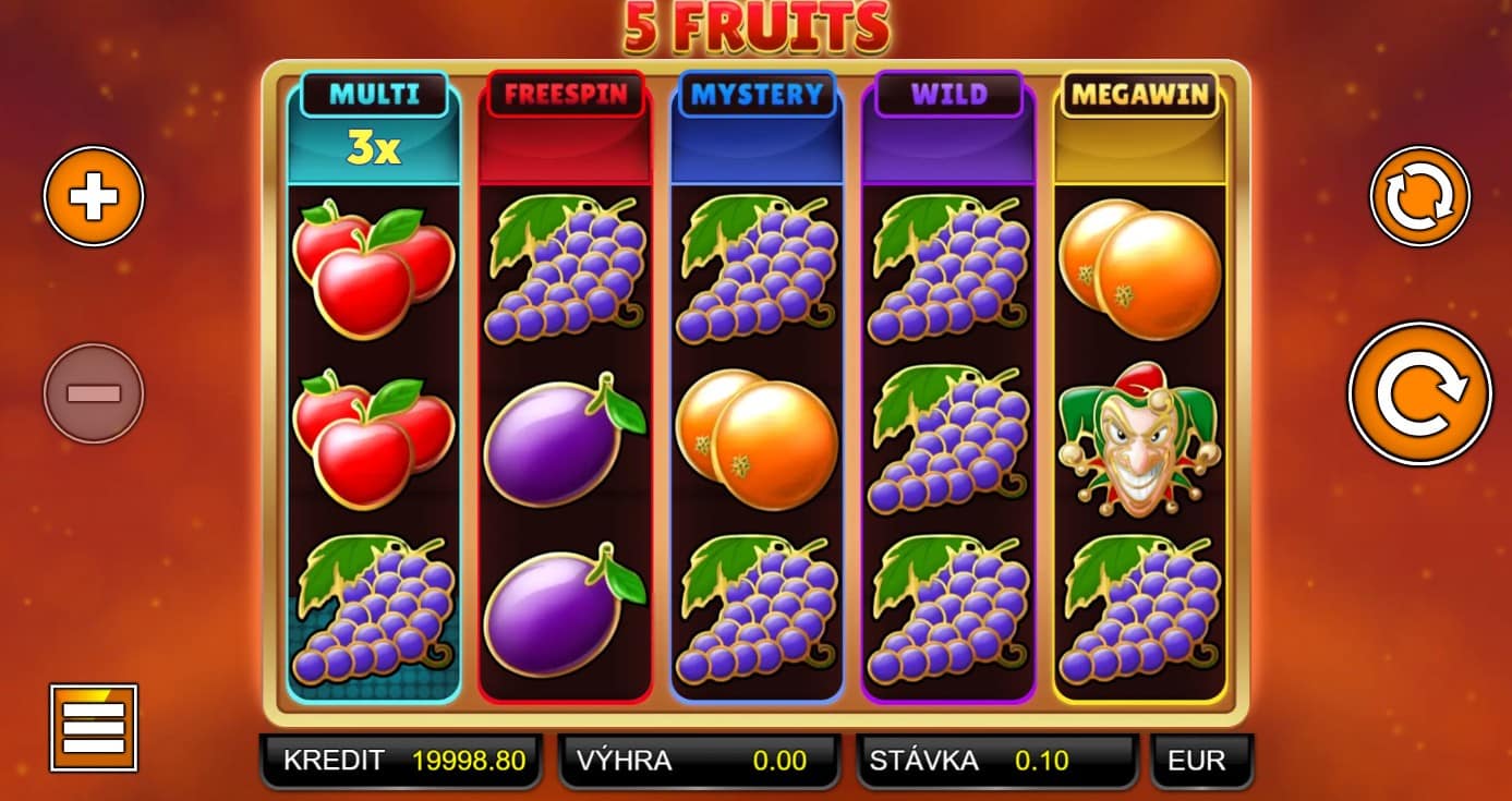 Hra 5 Fruits