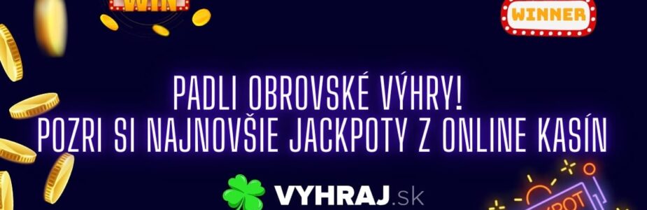 Jackpoty v online kasínach
