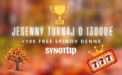 Jesenný turnaj v Synottip kasíne