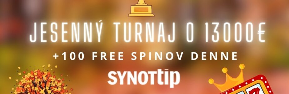Jesenný turnaj v Synottip kasíne