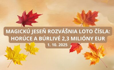 Loto magická jeseň začína touto búrlivou stredou
