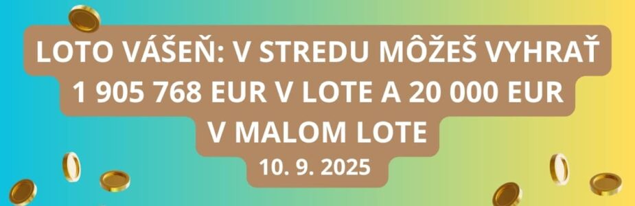 Loto nádielka v stredu je extrémne výhodná