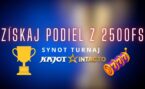 Synot turnaj: Získaj podiel z 2500 free spinov v KajotIntacto