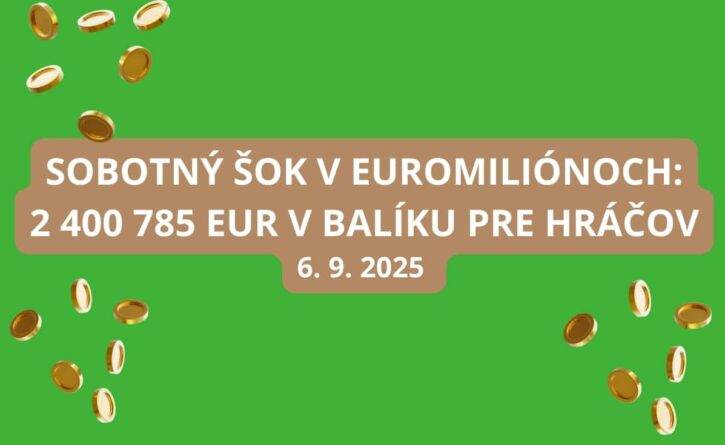 V Euromiliónoch čaká príjemná vyše 2-miliónová pasca