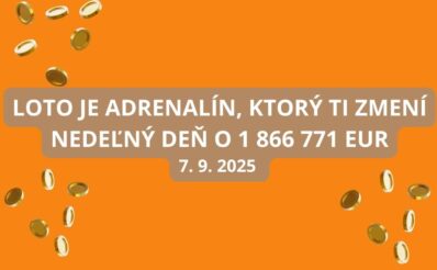 V Lote dnes v prípade výhry dostaneš takmer 2 milióny eur